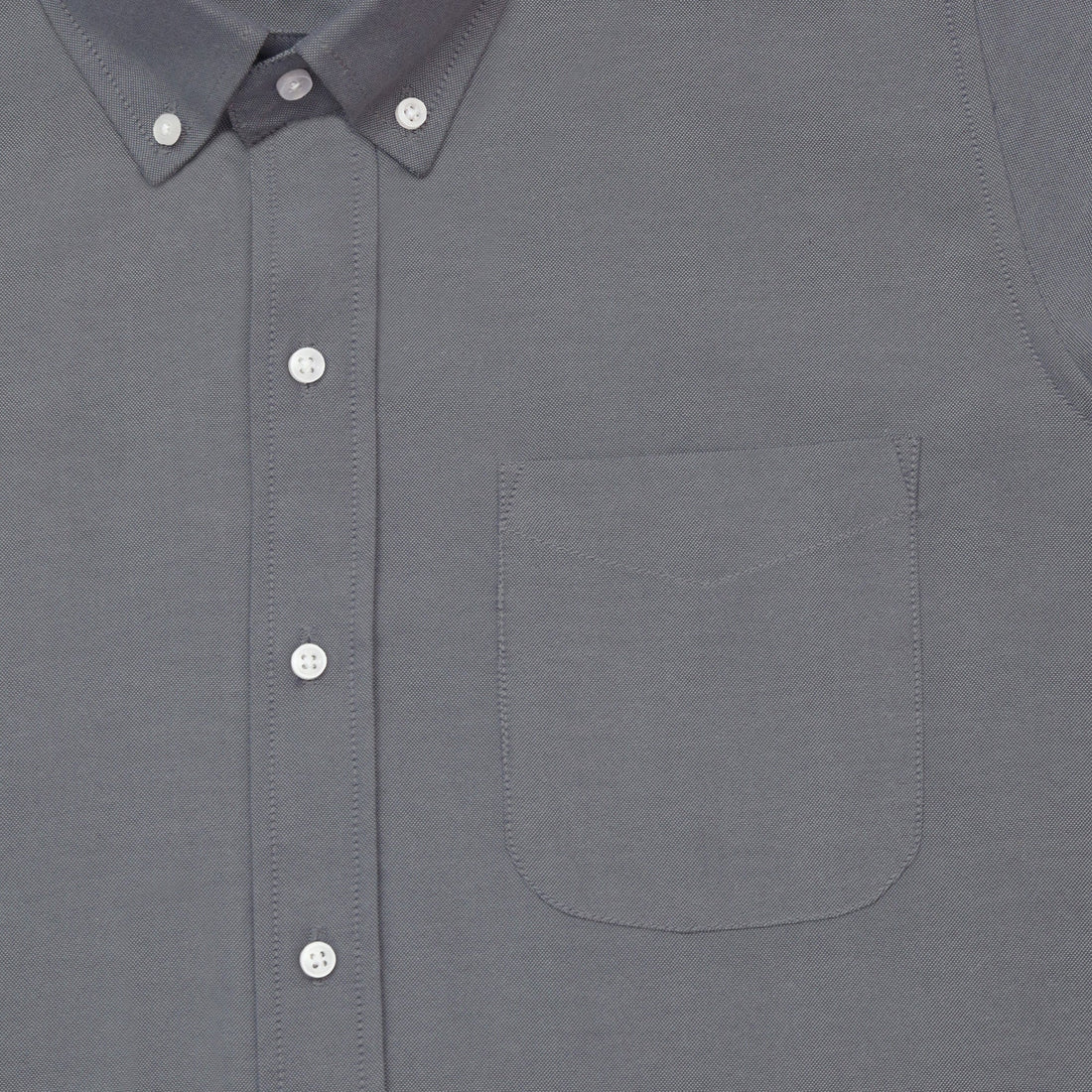 New Dark Grey Oxford Cotton Shirt For Men