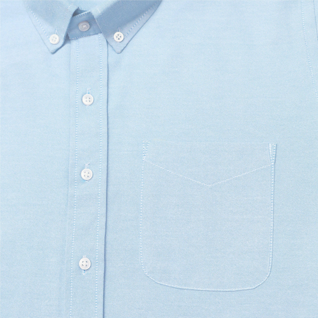 New Sky Blue Oxford Cotton Shirt For Men